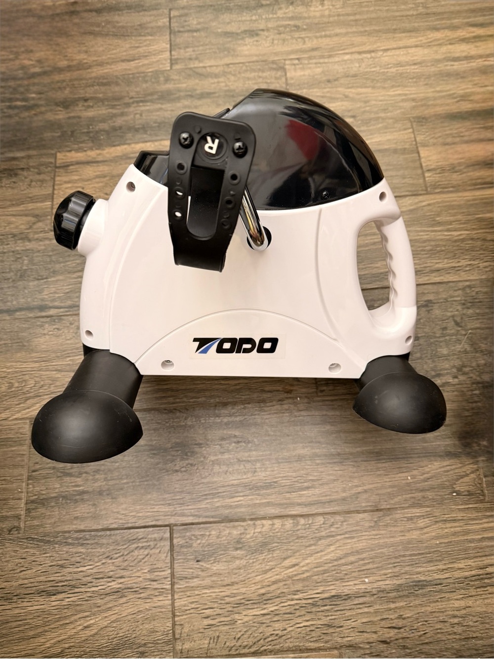 White & Black Under-Desk Pedal Exerciser by TODO